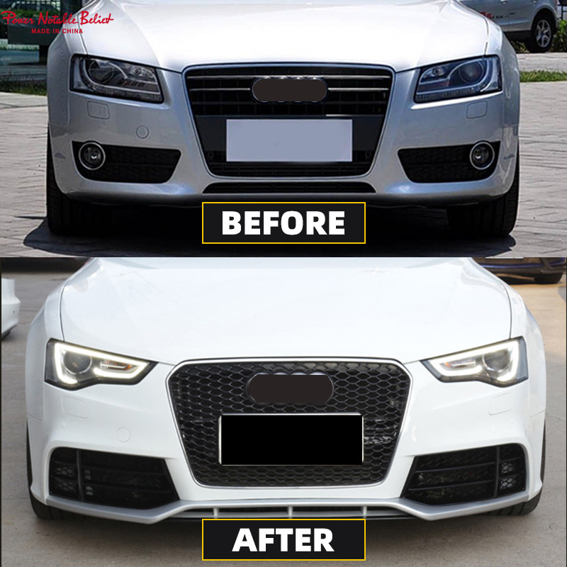 Audi A5 S5 2009-2011 B8 body kits upgrade to B8.5 2012-2016 RS5 style bumper 3