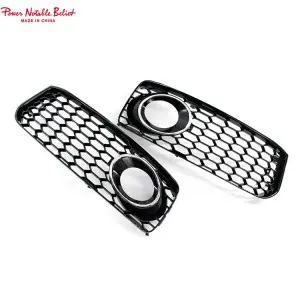 Honeycomb fog lamp grill for Audi A5 B8 S-line S5 09-11