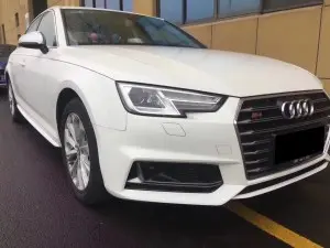 S4 RS4 car grill for Audi A4 S4 B9 honeycomb front bumper grille facelift auto grills