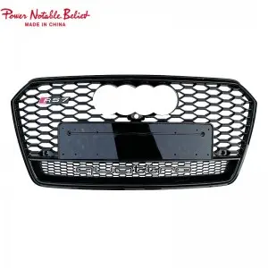 RS7 auto front grille for Audi A7 S7 C7.5 ABS material honeycomb car grill