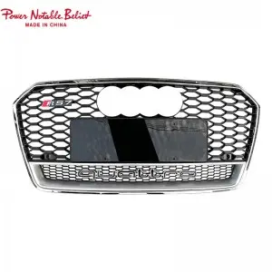RS7 auto front grille for Audi A7 S7 C7.5 ABS material honeycomb car grill