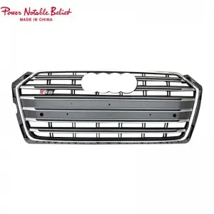 RS5 honeycomb grill for Audi A5 S5 B9 Auto parts front grille ABS material
