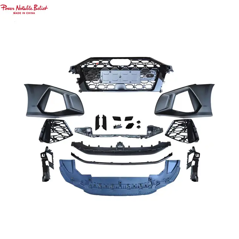 RS3 front Bodykit for Audi A3 S3 8Y Front Bumper with grill front lip diffuser tailpipe 1