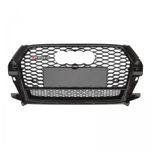 RSQ3 SQ3 ABS auto grille for Audi Q3 2016-2019 radiator honeycomb grills front bumper grill