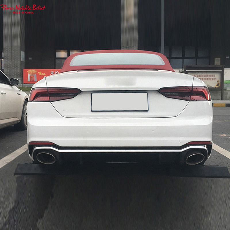 Audi RS5 B9 rear bumper with pipe for audi A5 S5 b9 2017-2019 5