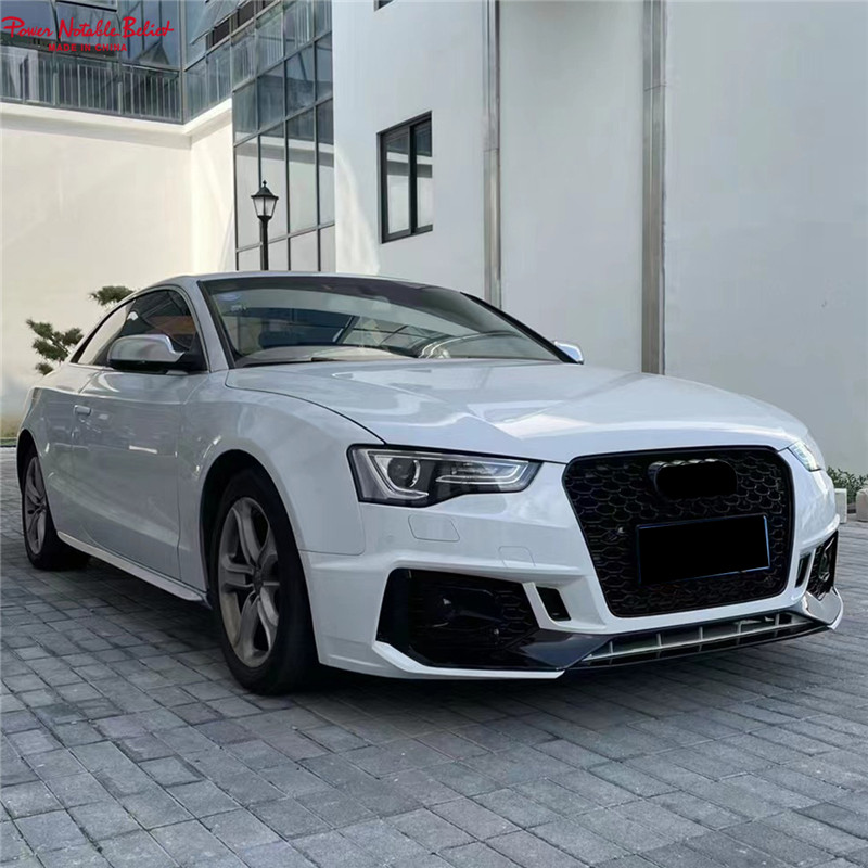 Audi A5 B8.5 change to RS5 B9 front bumper with grill for audi A5 12-16 4