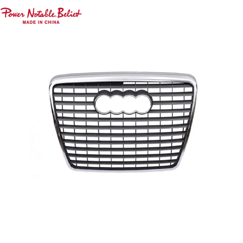 Audi A6 C6 A6L to RS6 mesh S6 grill front bumper auto grille (1)