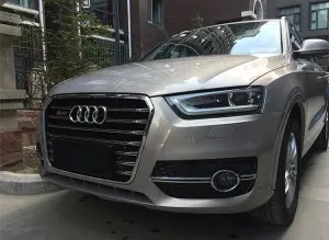 RSQ3 SQ3 style front honeycomb grille for Audi Q3 SQ3 2013-2015 upgrade grill