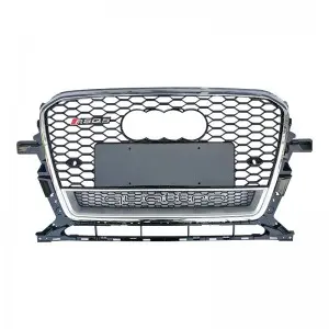 RSQ5 SQ5 honeycomb grills for Audi Q5 SQ5 B8.5 front bumper grille 2013-2018
