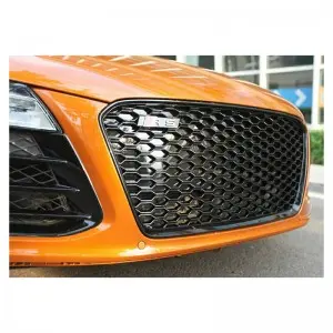 R8 Honeycomb grill for Audi R8 2014-2016 facelift mesh front bumper grill