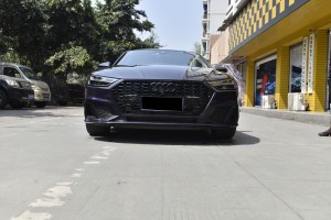 RS7 hood grill for Audi A7 S7 C8 with ACC front bumper center grill