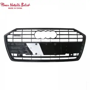 RS6 front bumper grille for audi A6 A6L S6 C8 honeycomb grill