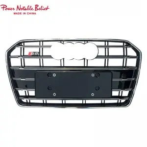 C7 PA RS6 front bumper grill for Audi A6 S6 C7.5 quattro grille