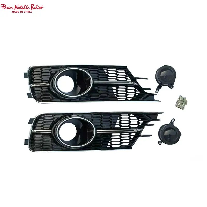 Audi Bumper Fog Light ACC Grilles Radar Sensor A6 S6 S-Line C7.5 C7PA (1)