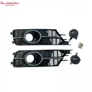 Audi Bumper Fog Light ACC Grilles Radar Sensor A6 S6 S-Line C7.5 C7PA
